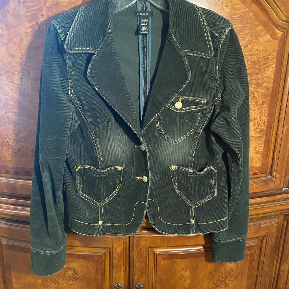 Women's Black Corduroy Jacket